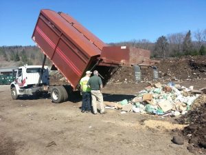 compost dumping