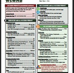 Disposal and Recycling Fees - WSWMD